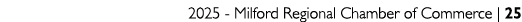 2025 Milford Regional Chamber of Commerce | 25