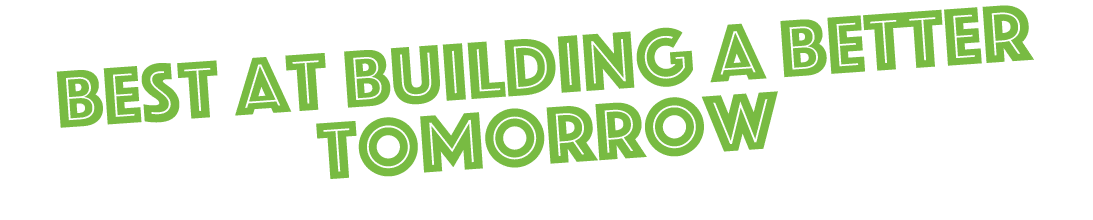 Best at building a better tomorrow