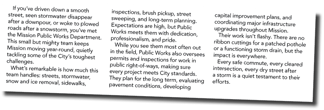 If you’ve driven down a smooth street, seen stormwater disappear after a downpour, or woke to plowed roads after a sn...