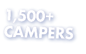 1,500+ campers