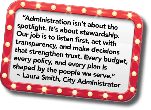“Administration isn’t about the spotlight. It’s about stewardship. Our job is to listen first, act with transparency,...