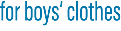 for boys’ clothes