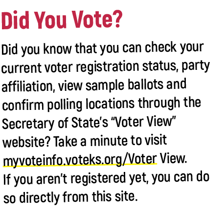 Did You Vote? Did you know that you can check your current voter registration status, party affiliation, view sample ...