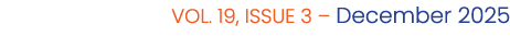 VOL. 19, ISSUE 3 – December 2025
