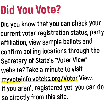 Did You Vote? Did you know that you can check your current voter registration status, party affiliation, view sample ...