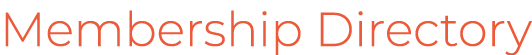 Membership Directory