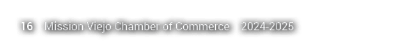 16 Mission Viejo Chamber of Commerce 2024 2025