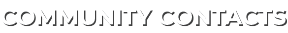COMMUNITY CONTACTS