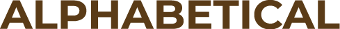 Alphabetical