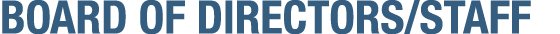 Board of Directors/Staff 