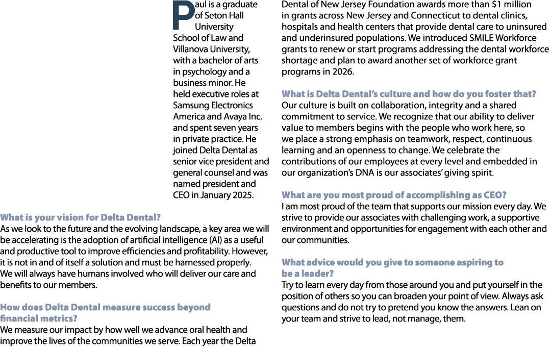 P aul is a graduate of Seton Hall University School of Law and Villanova University, with a bachelor of arts in psych...