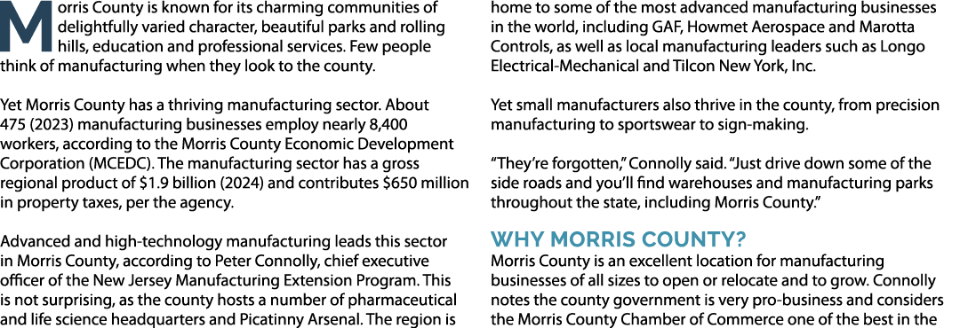 Morris County is known for its charming communities of delightfully varied character, beautiful parks and rolling hil...