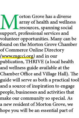 Morton Grove has a diverse array of health and wellness resources, spanning social support, professional services and...