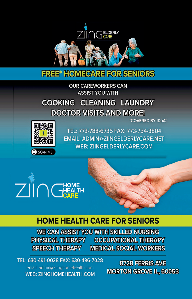 A flyer for home health care for seniors. Description generated by AI