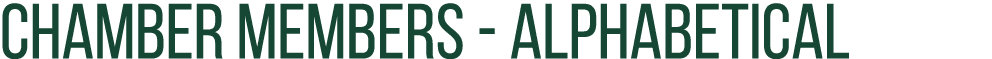 CHAMBER Members alphabetical