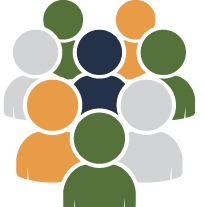 Simple Clean World Population Day Banner With Minimal People Logo and Bold Title