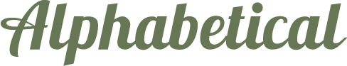 Alphabetical
