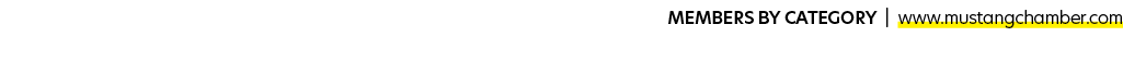 MEMBERS BY CATEGORY | www.mustangchamber.com