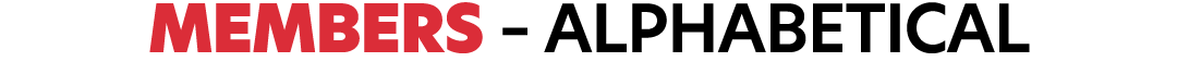 MEMBERS – ALPHABETICAL