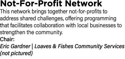 Not For Profit Network This network brings together not for profits to address shared challenges, offering programmin...