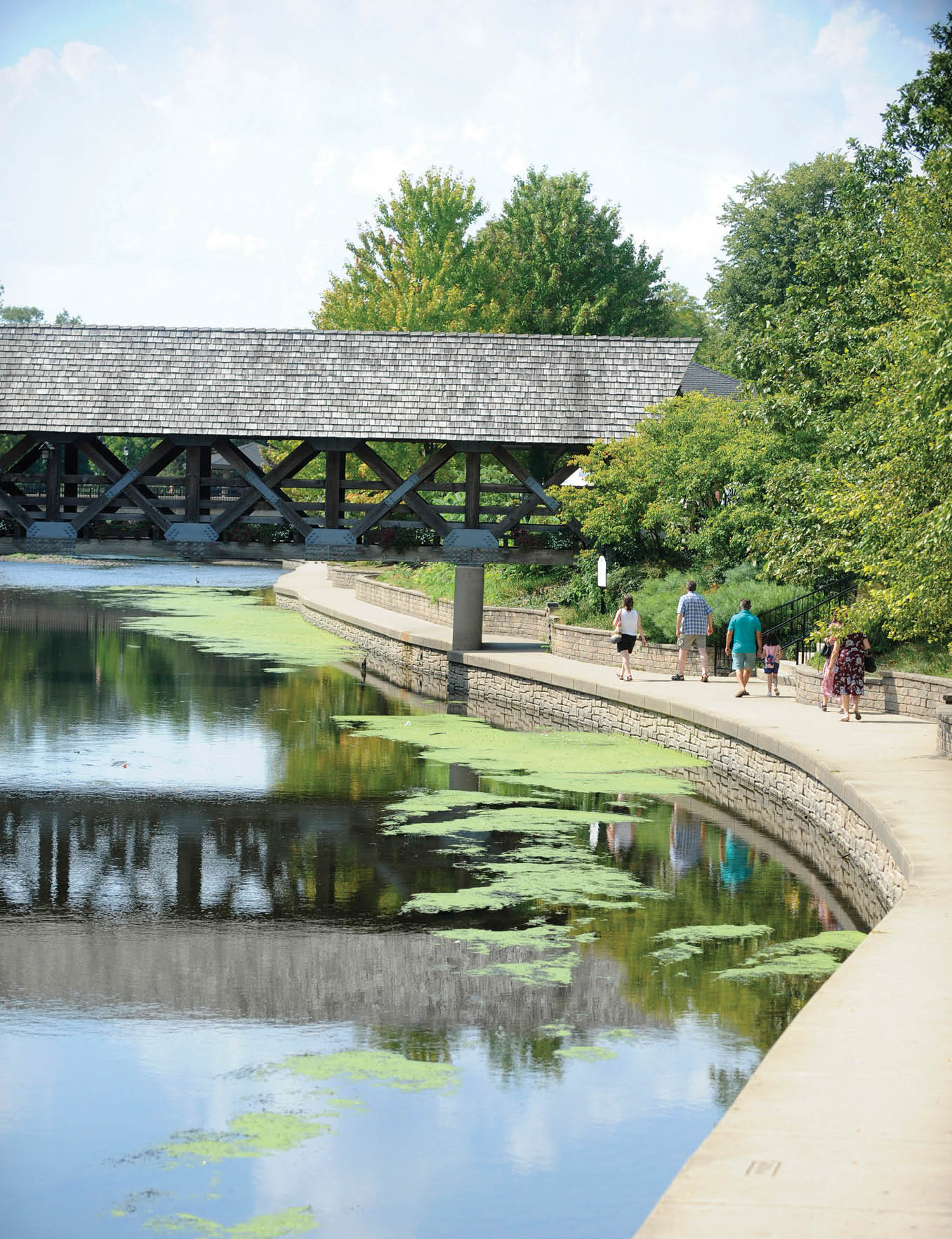 Laura Stoecker for Town Square Publications People and sights along the Naperville Riverwalk.