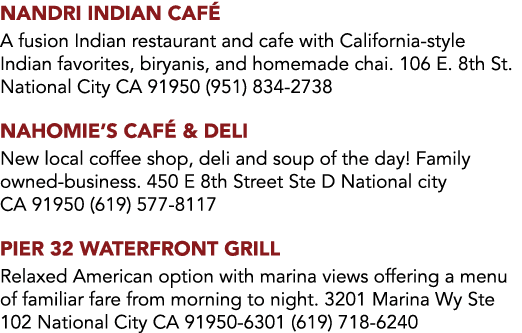 Nandri Indian Caf A fusion Indian restaurant and cafe with California style Indian favorites, biryanis, and homemade...