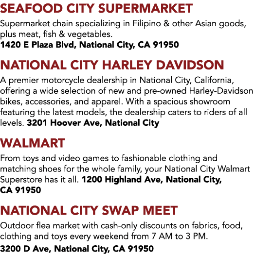 Seafood City Supermarket Supermarket chain specializing in Filipino & other Asian goods, plus meat, fish & vegetables...