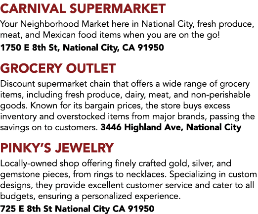 Carnival Supermarket Your Neighborhood Market here in National City, fresh produce, meat, and Mexican food items when...