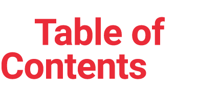  Table of Contents