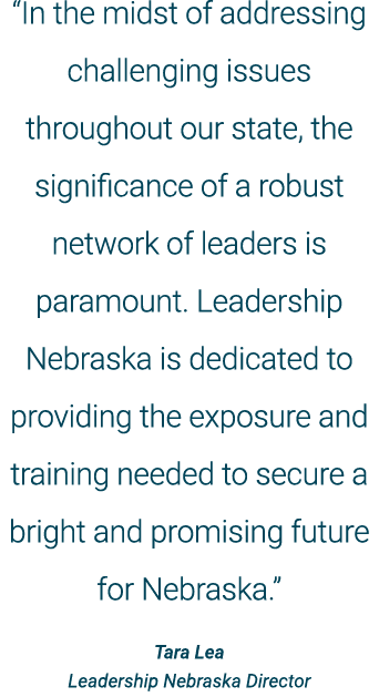“In the midst of addressing challenging issues throughout our state, the significance of a robust network of leaders ...