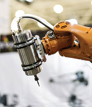 Automatic robot hand for welding heavy industry