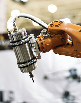 Automatic robot hand for welding heavy industry