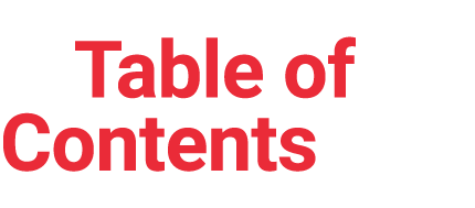  Table of Contents