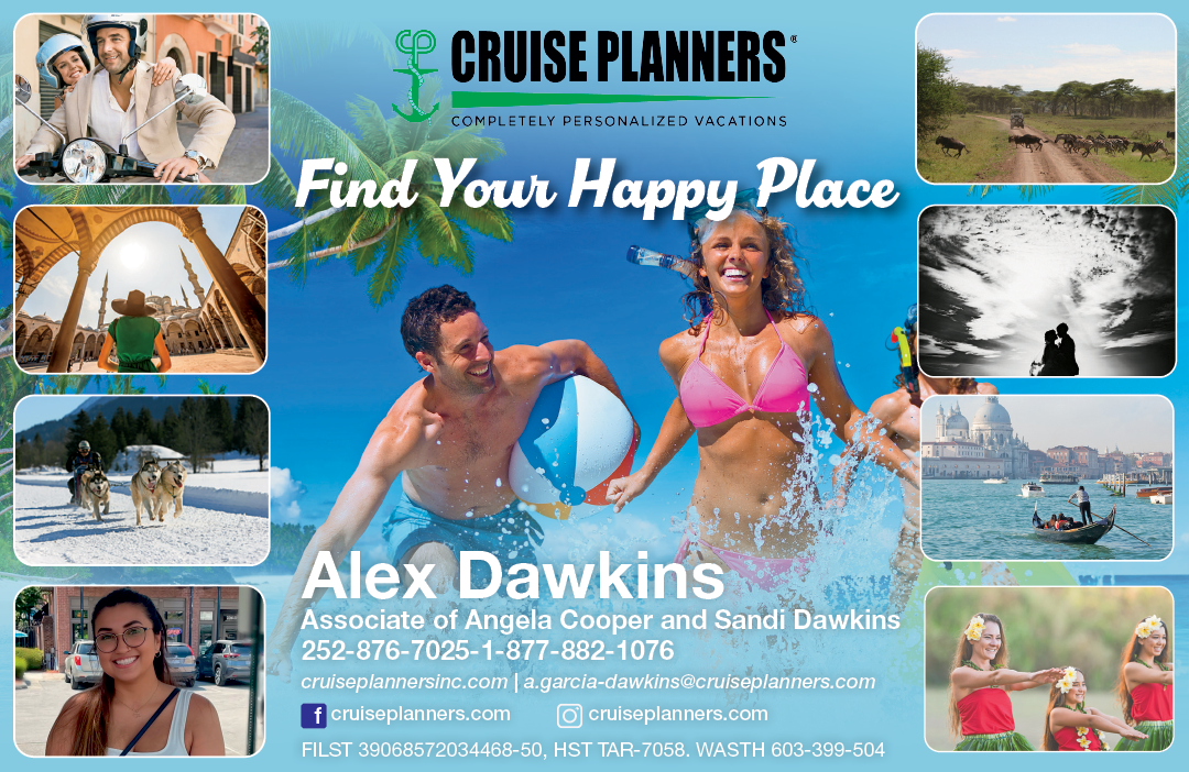 A woman in a bikini is smiling. Description generated by AI