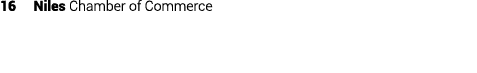 16 Niles Chamber of Commerce