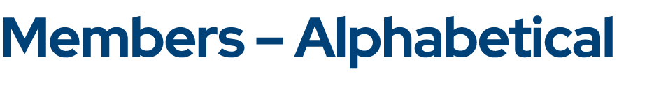 Members – Alphabetical