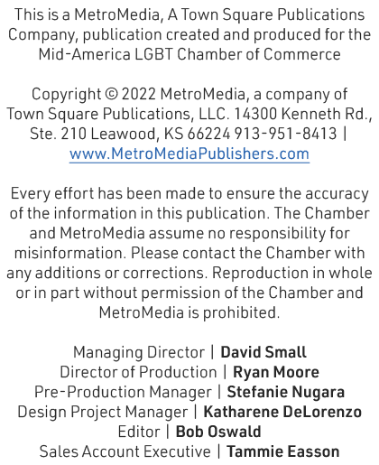 This is a MetroMedia, A Town Square Publications Company, publication created and produced for the Mid America LGBT C...