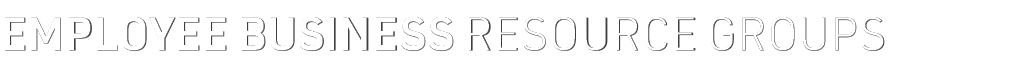 EMPLOYEE BUSINESS RESOURCE GROUPS