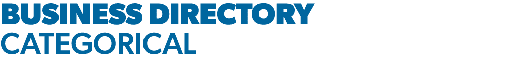 BUSINESS DIRECTORY CATEGORICAL