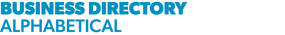 BUSINESS DIRECTORY alphabetical