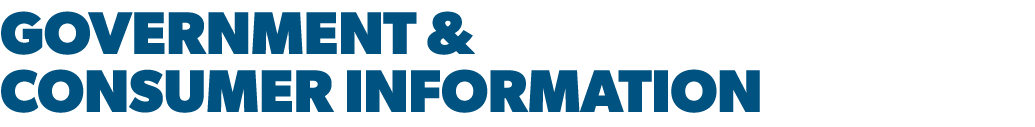 government & consumer information