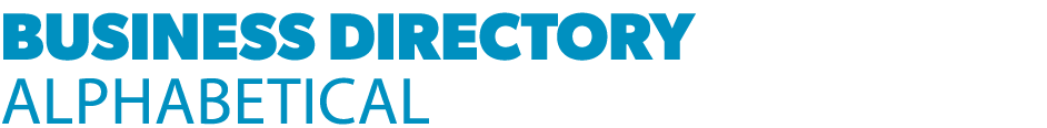 BUSINESS DIRECTORY alphabetical