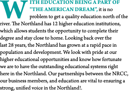 With education being a part of “the American dream”, it is no problem to get a quality education north of the river. ...