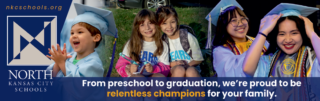 A group of children wearing graduation caps and gowns. AI generated content