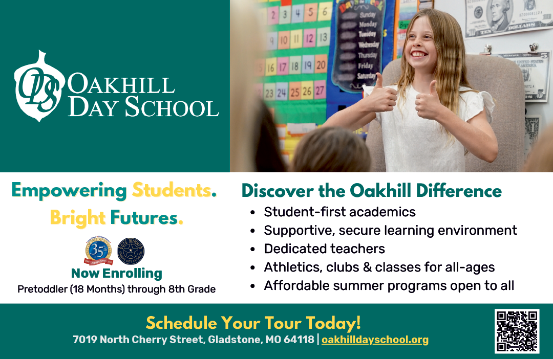 A flyer for Oak Hill Day School advertises summer programs for children. AI generated content