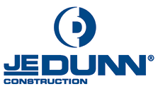 A logo for JeDunn Construction. AI generated content