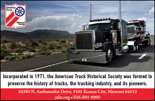 A large truck is driving down a road with mountains in the background. AI generated content