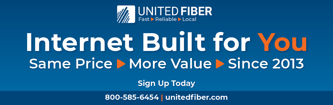 United Fiber advertisement for internet service. AI generated content