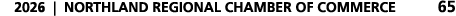 2026 | NORTHLAND REGIONAL CHAMBER OF COMMERCE 65