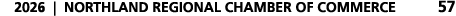 2026 | NORTHLAND REGIONAL CHAMBER OF COMMERCE 57